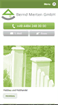 Mobile Screenshot of bernd-merten.de